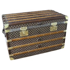 Baule Moynat, Baule a vapore Moynat, Baule Courrier Moynat da 100 cm, Valigie Moynat