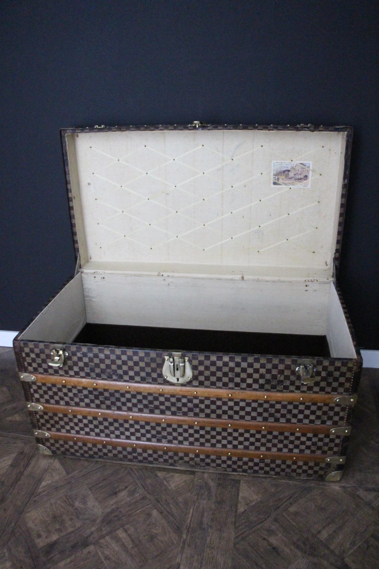 Moynat Trunk, Moynat Steamer Trunk, Moynat Courrier Trunk, Moynat Luggage 9