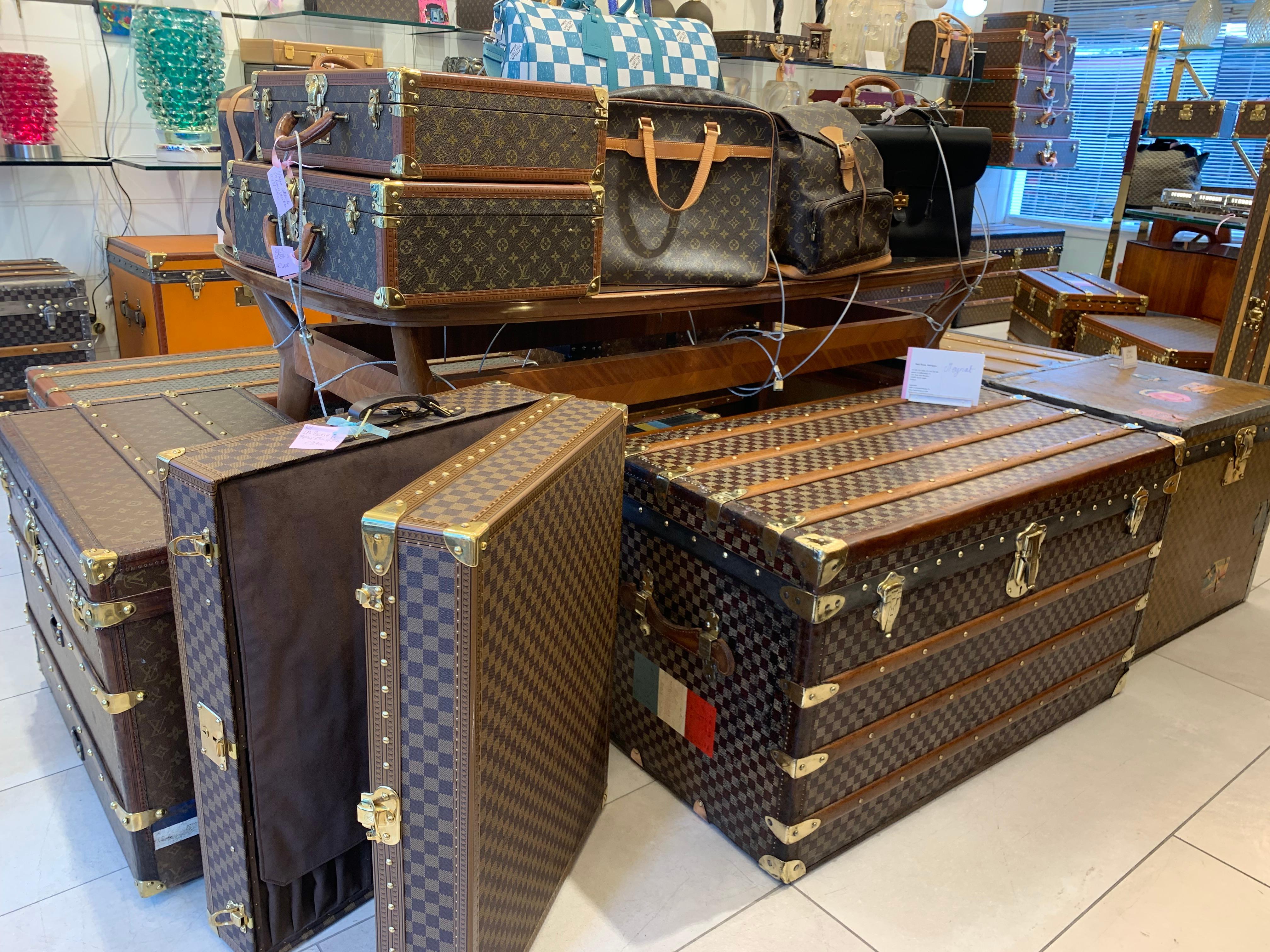 Moynat Trunk, Moynat Steamer Trunk, Moynat Courrier Trunk, Moynat Luggage 13