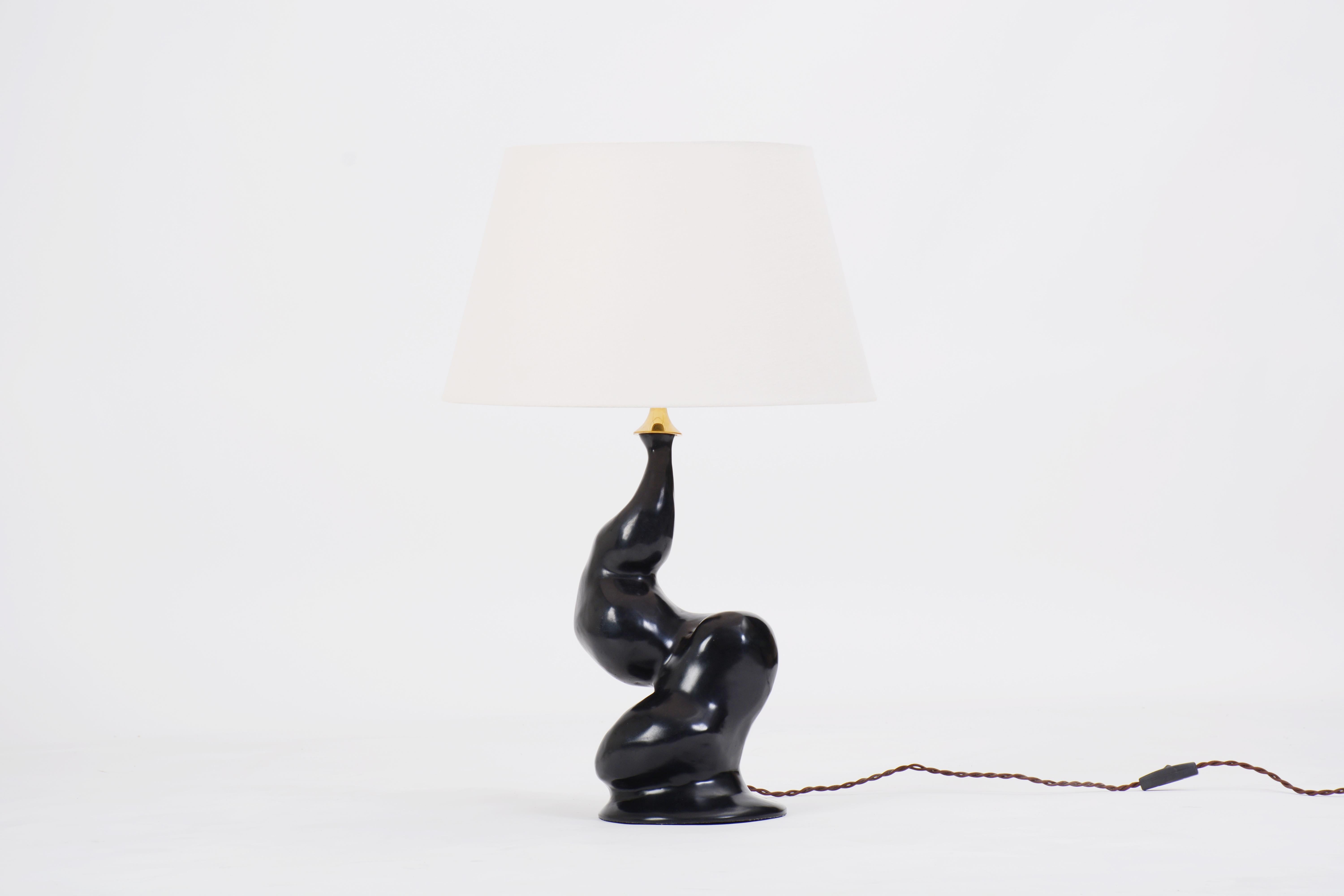 European Moyogi Lamp in Cast Bronze by Elan Atelier For Sale