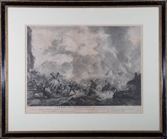 Moyreau after Wouvermans - French Early 19th Century Engraving, Huguenot War