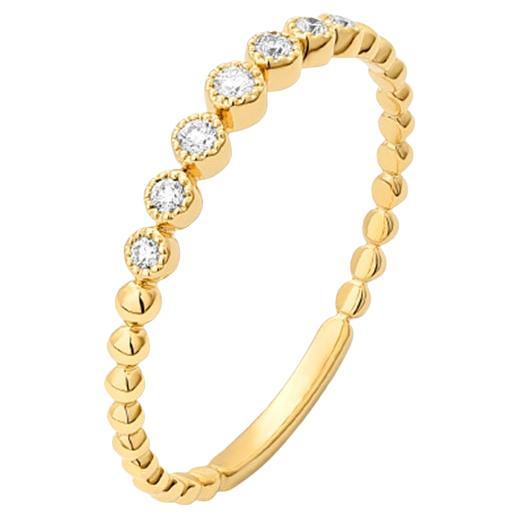 Anello di diamanti con perline Mozafarian