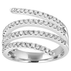 Mozafarian Curved Diamond Ring
