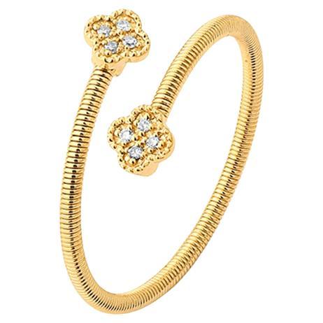 Anello floreale con diamante Mozafarian in vendita