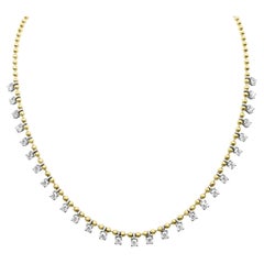 Halskette aus Mosafarianischem Diamanten