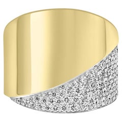 Mozafarian Gold and Diamond Band Ring