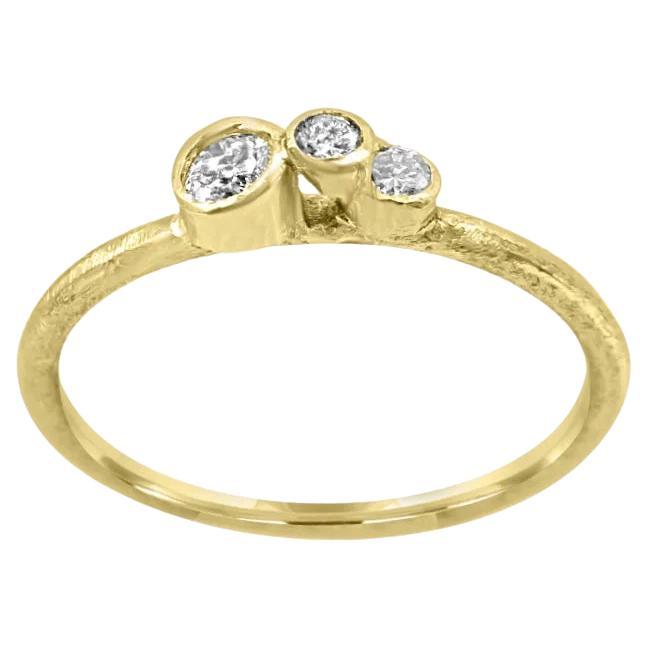 Mozafarian Handmade Diamond Ring in 18K Gold