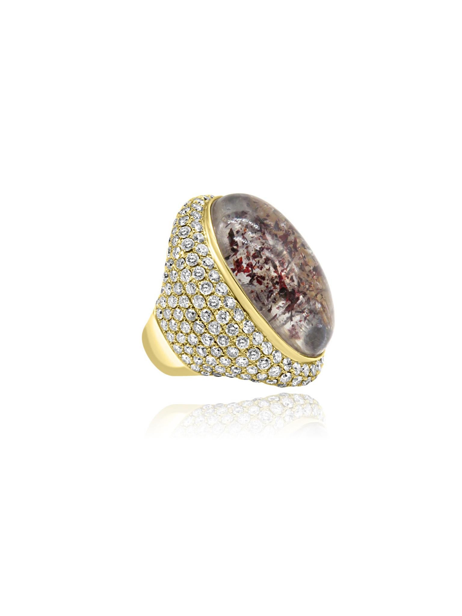 in vendita:  Anello in quarzo Rotalitte Mozafariano in oro 18 carati 4