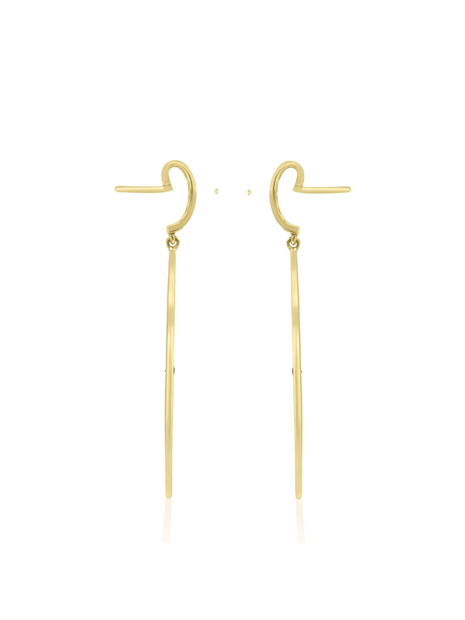 Artisan Mozafarian Talisman Ruby Earrings in 18K Gold For Sale
