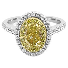 Mozafarian Yellow Diamond Ring