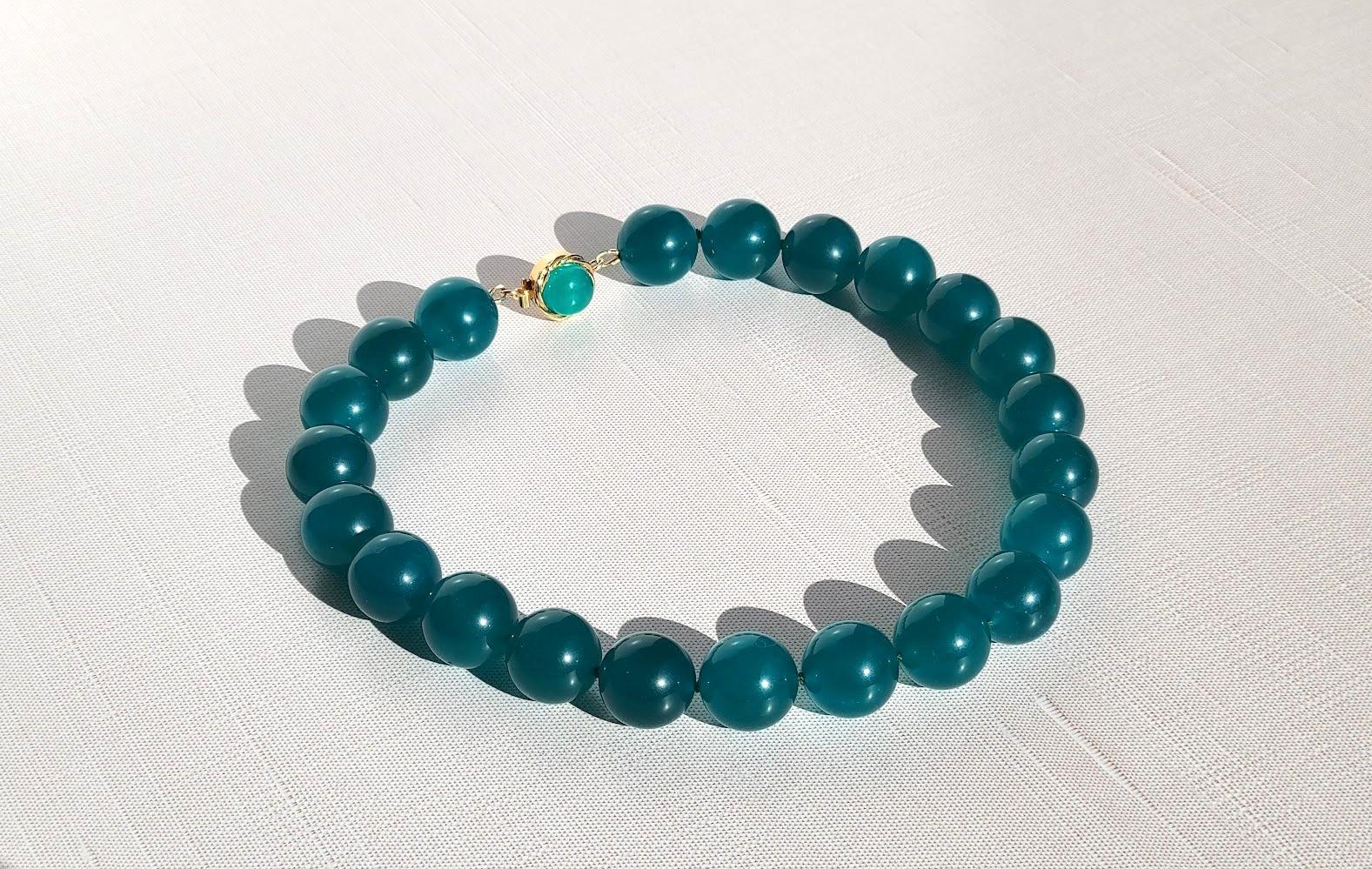 Collana di amazzonite del Mozambico In condizioni Nuovo in vendita a Chesterland, OH