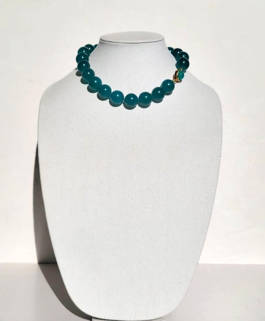 Collana di amazzonite del Mozambico in vendita 3
