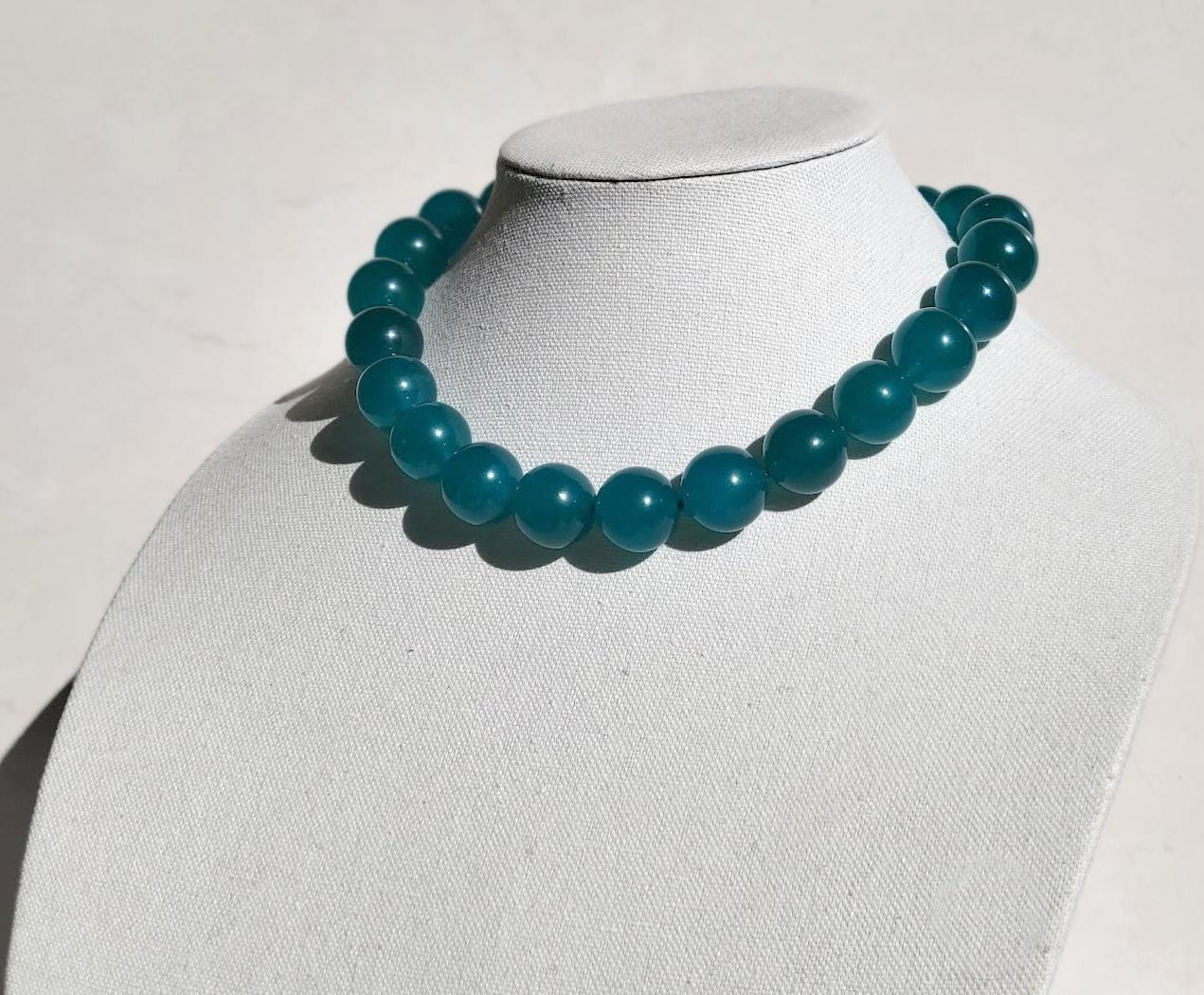 Collana di amazzonite del Mozambico in vendita 5