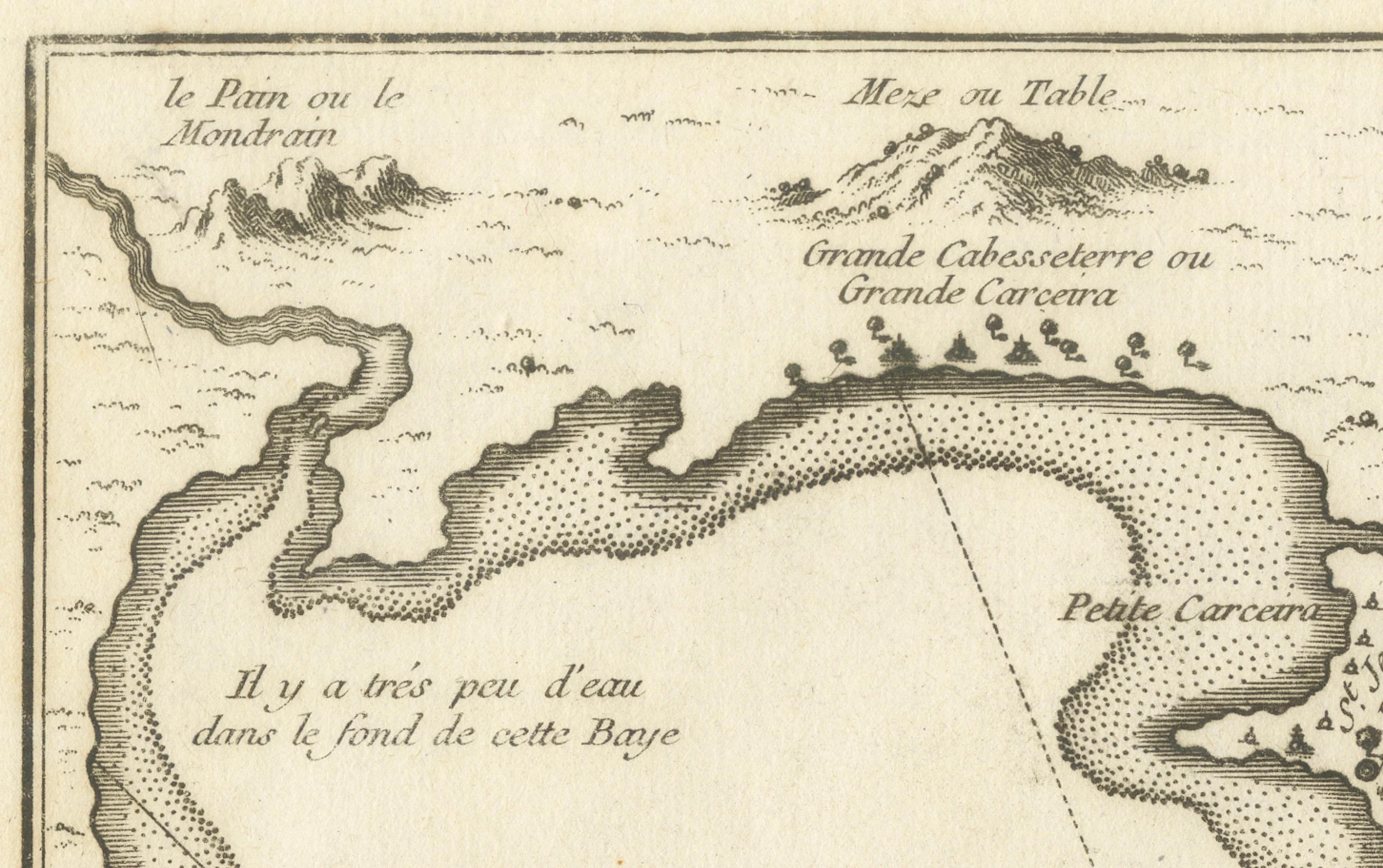 Mozambique Bay – French Naval Sea Chart by Bellin, c.1765