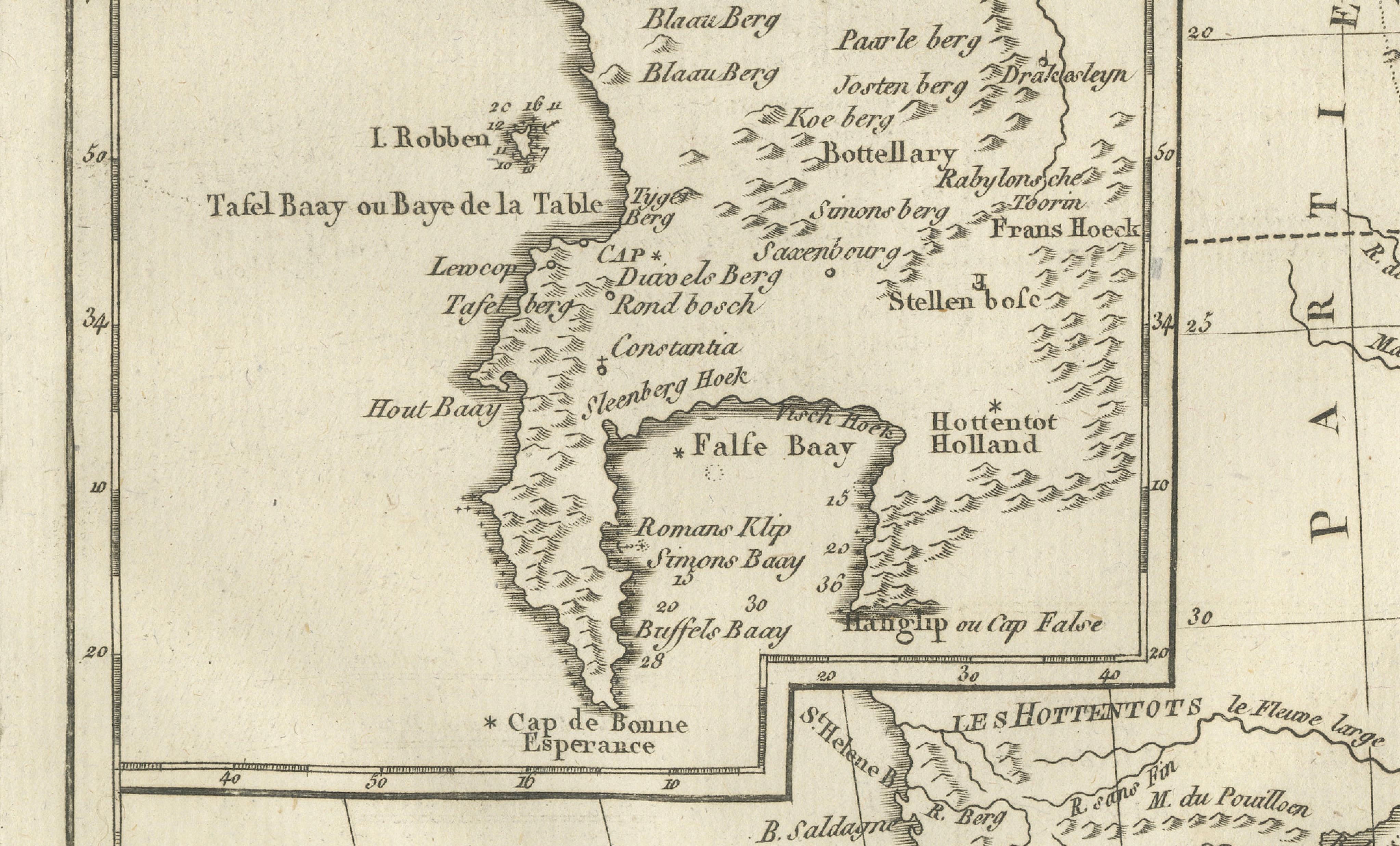 Mozambique Channel & Madagascar – Antique African Sea Chart, Bonne c1780