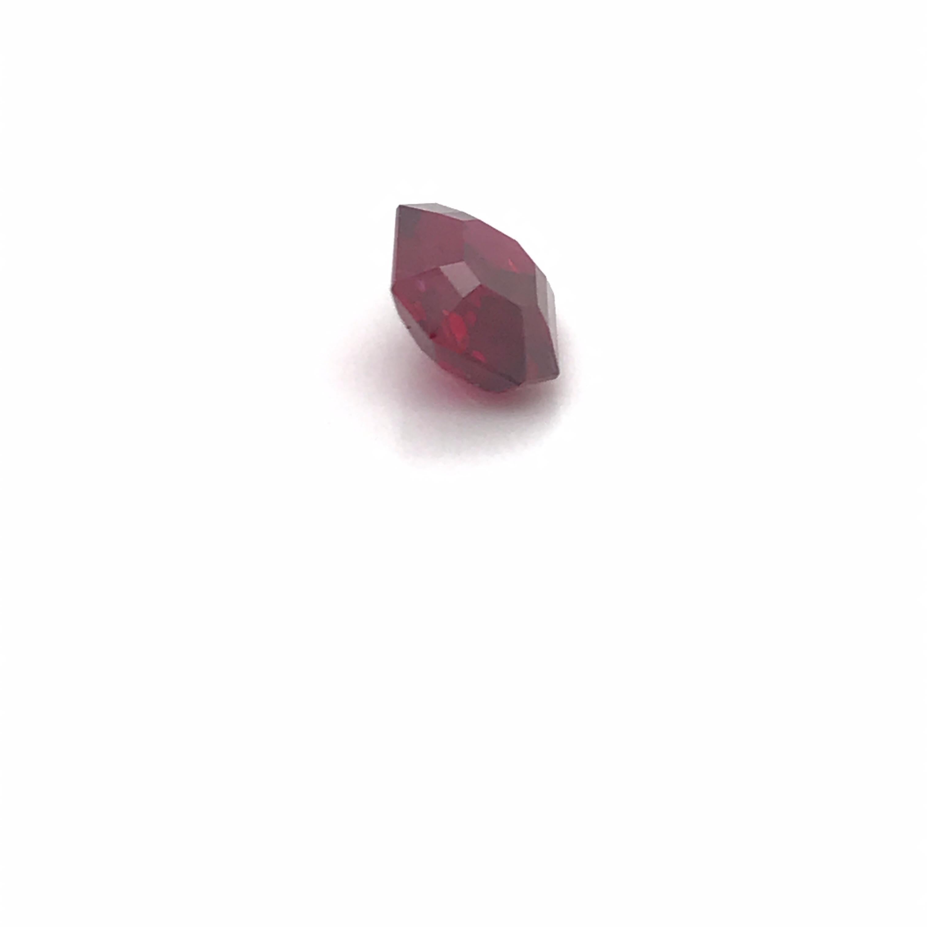 Mozambique Natural Ruby Pigeon Blood 5.38 Carat In New Condition In New York, NY