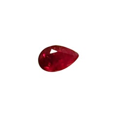 Mozambique Ruby 0.83 cts Blood Red Unheated 100% Natural AAA+ Color Certified