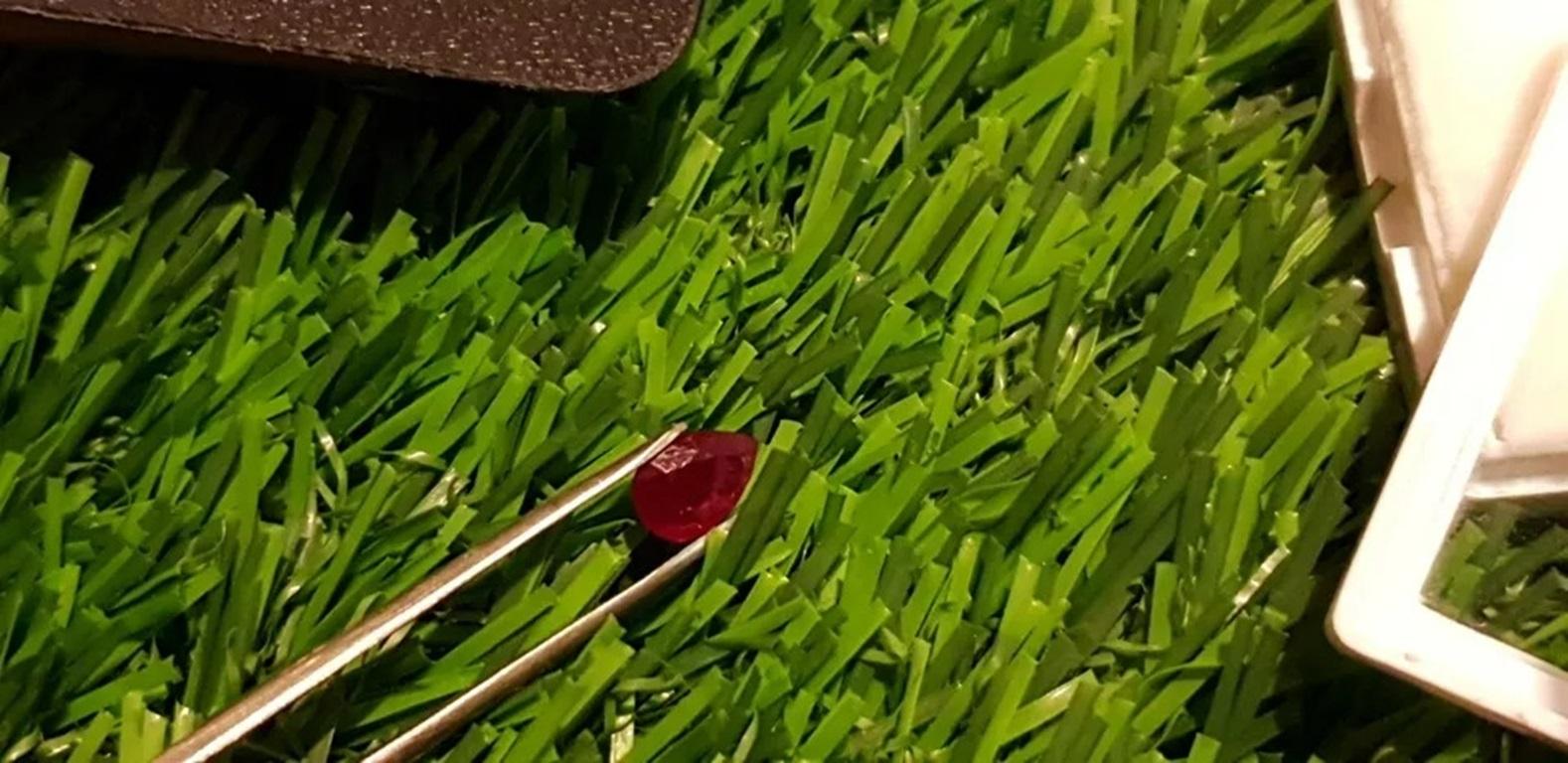 Mozambique Ruby 0.95Cts Cut Stone Unheated 100% Natural Certified In New Condition For Sale In Chicago, IL