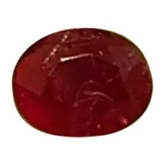Mozambique Ruby 1.00Cts Cut Stone Unheated Ruby 100% Natural Certified Ruby