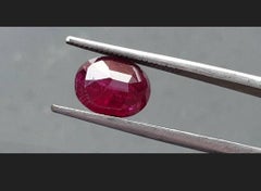 Mozambique Ruby 3.25 cts Pigeon Blood Red Unheated Natural