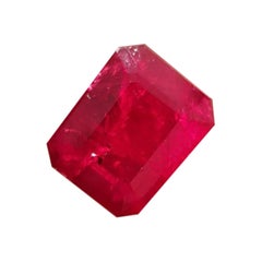 Mozambique Ruby 6.72 Cts Red Unheated Blood Ruby Certified IGITL No Heat