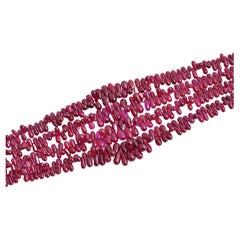 Mozambique Ruby No Heat Drilled Drops for Fine Jewelery