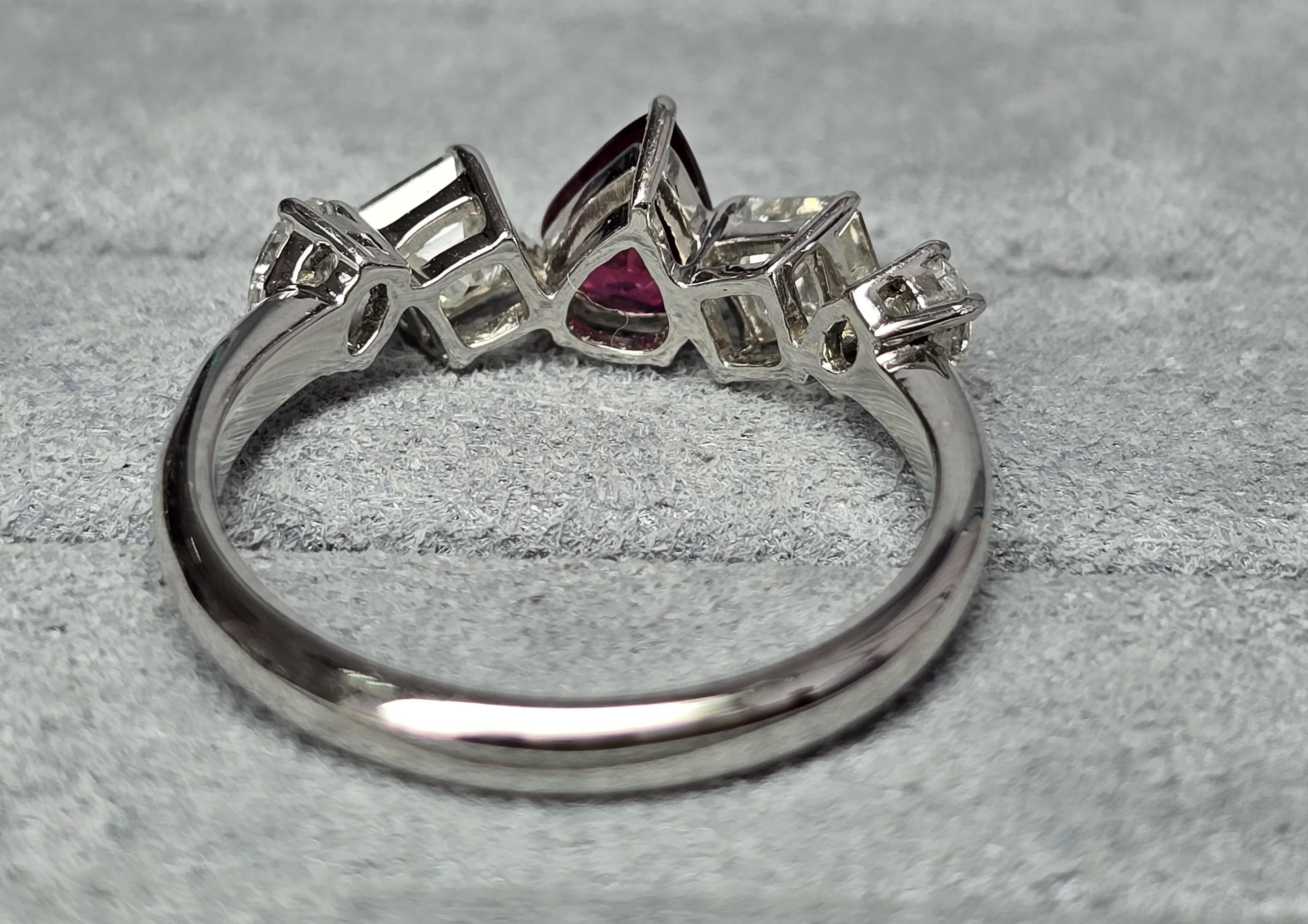 Mozambique Ruby Ring For Sale 6
