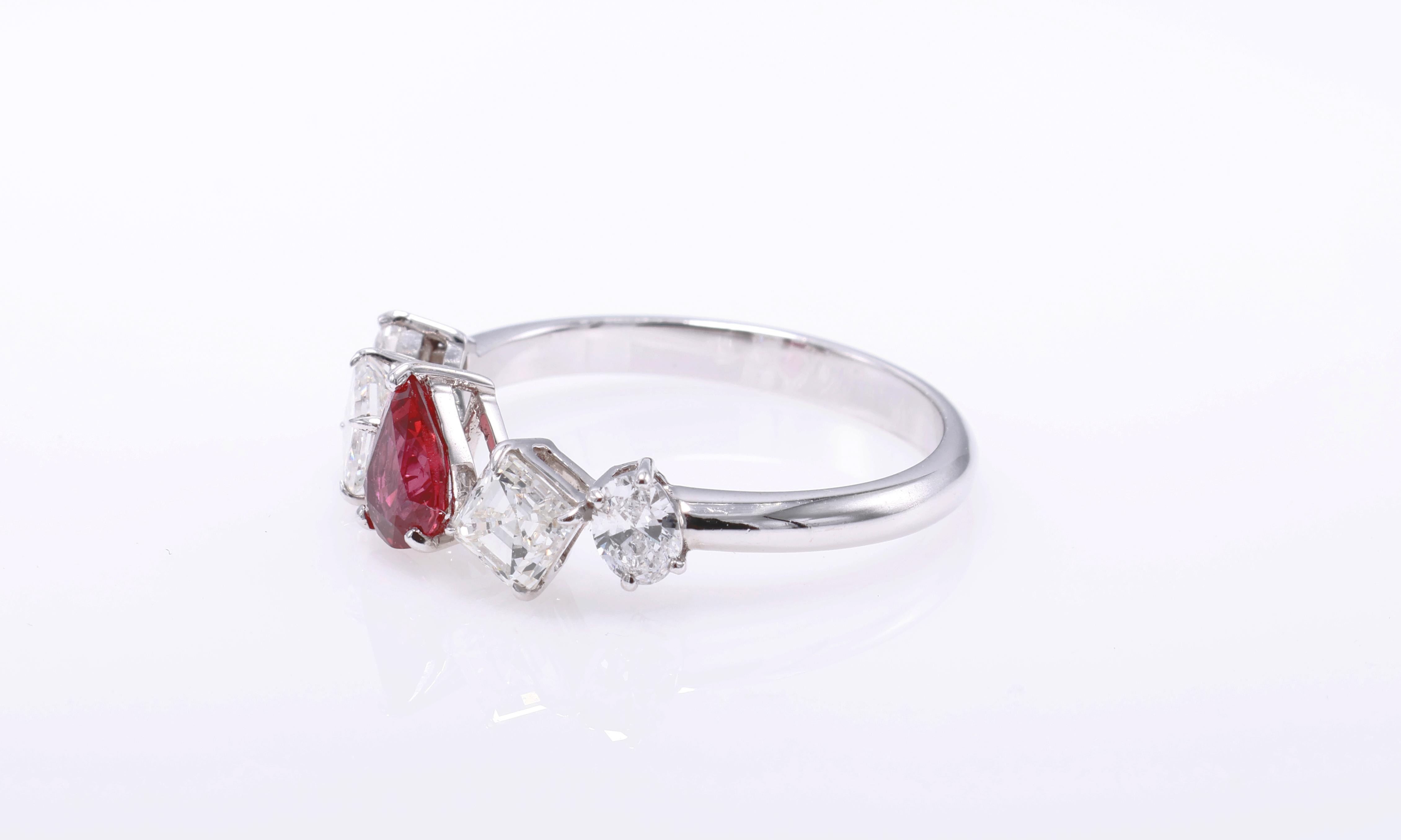 Mozambique Ruby Ring For Sale 2