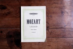 Mozart Lieder, Low Voice, Edition Peters, Max Friedlaender — Vintage Vocal 2C164