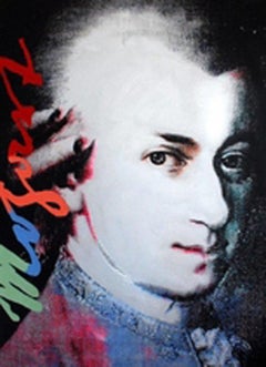 Vintage "Mozart" Steve Kaufman Artwork