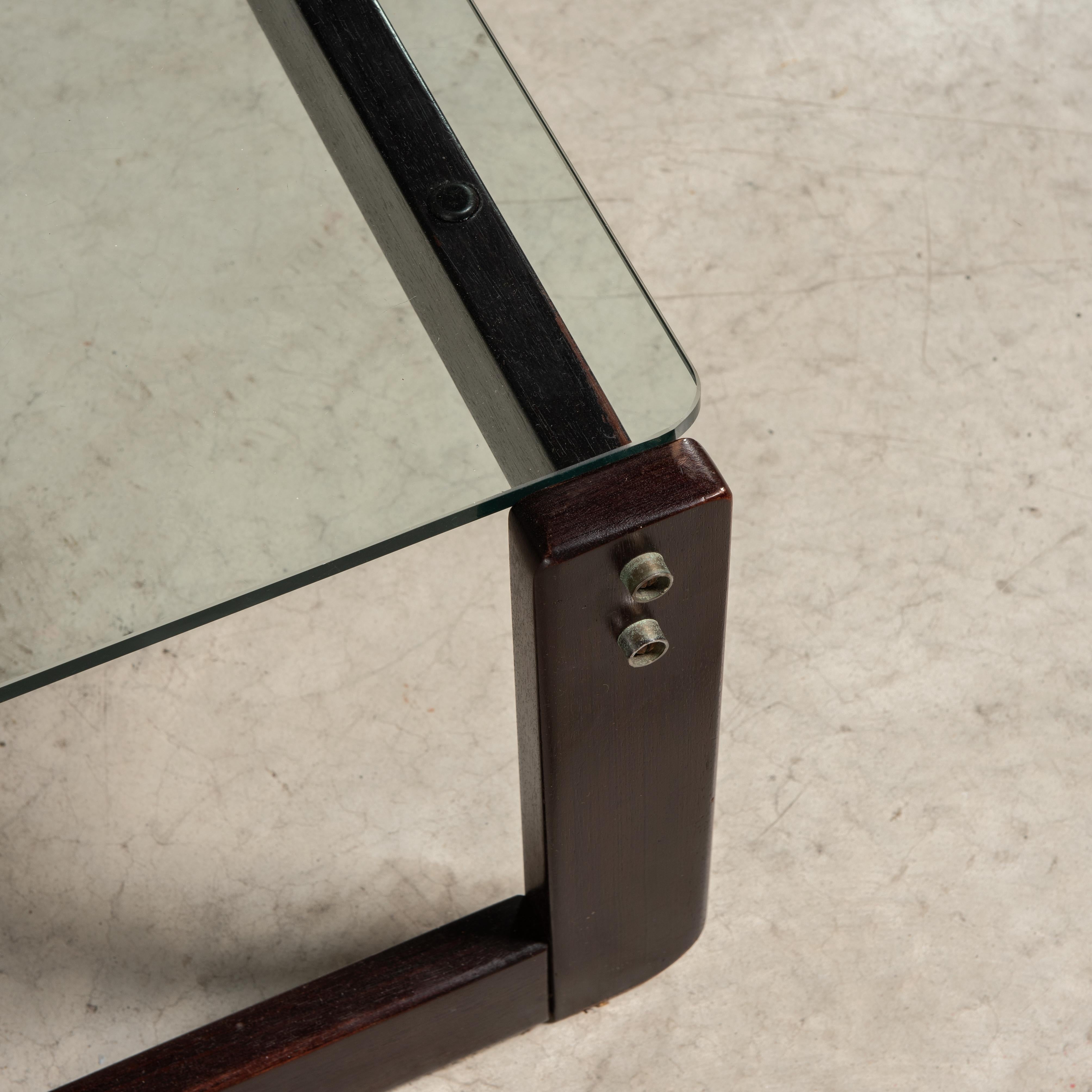 'MP-105' Coffee Table, by Percival Lafer, Brazilian Mid-Century Modern In Good Condition For Sale In Sao Paulo, SP