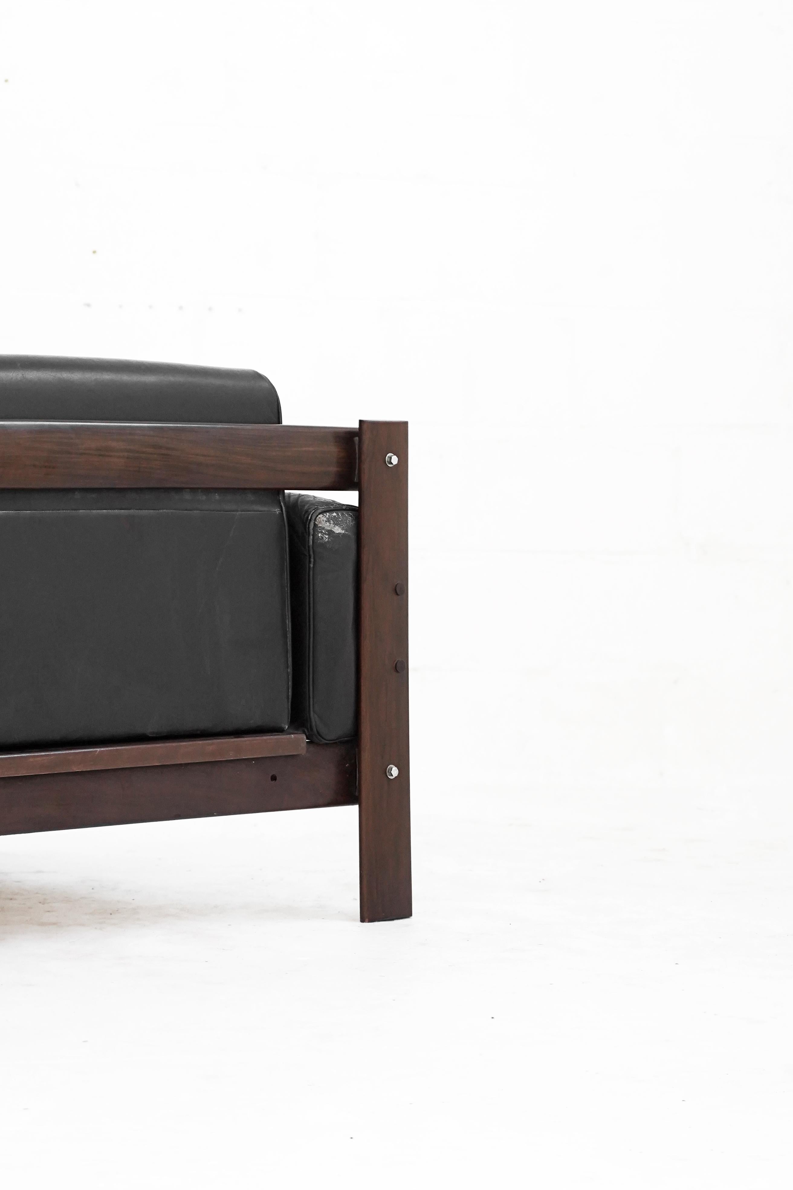 Jacaranda MP-51 Brazilian Lounge Chair by Percival Lafer for Móveis Lafer For Sale