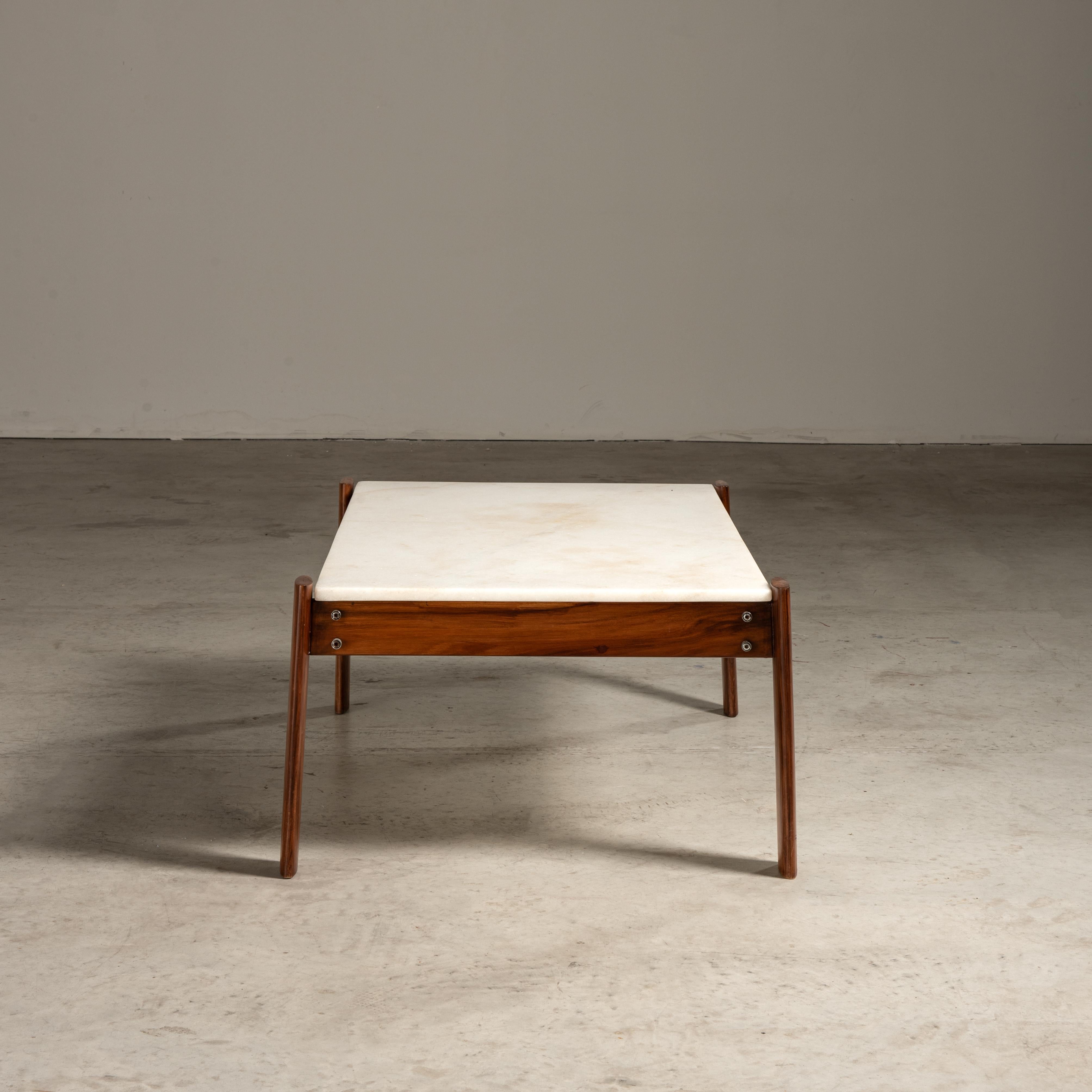 20ième siècle Table basseMP- 51 en marbre de Percival Lafer, brésilien moderne du milieu du siècle dernier en vente