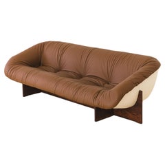 MP-61 Sofa in Rosewood by Brazilian Designer Percival Lafer, 1973