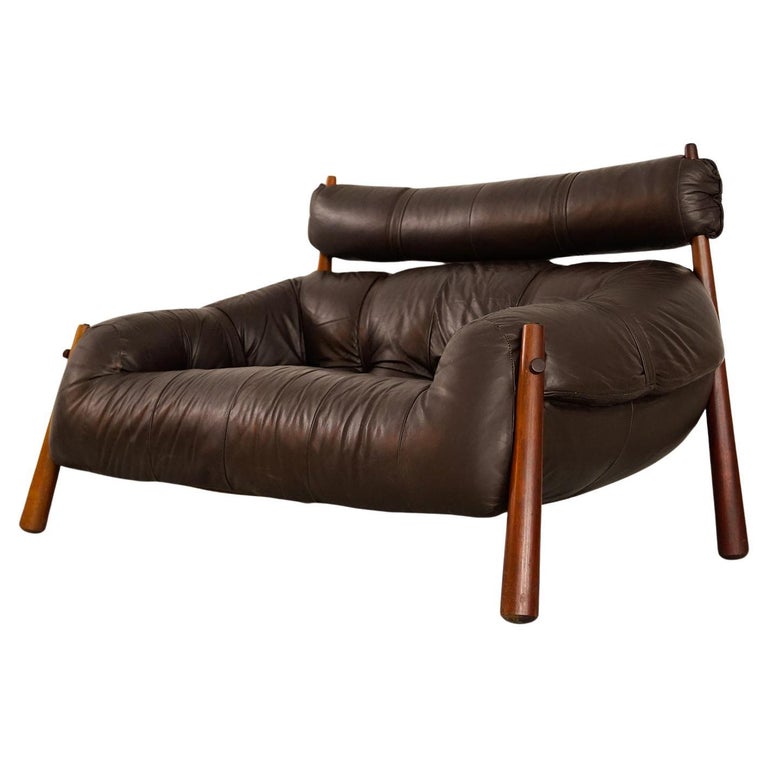 Ensemble Percival Lafer Canapé Mp-211 Avec Deux Fauteuils Et Un Ottoman En Cuir