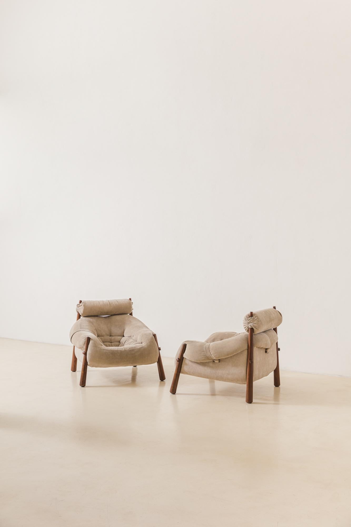 Late 20th Century MP-81 Lounge Chair, by Percival Lafer, Late Mid-Century Modern Brazilian, 1970