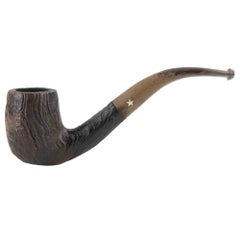 M.P.B’s Silver Star Briar Pipe, Mid-20th Century