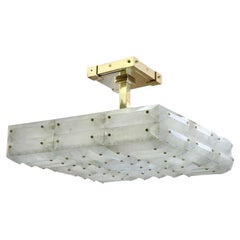 Mpr19 Rock Crystal Semi Flushmount by Phoenix