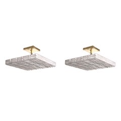 MPR25 Rock Crystal Semi Flushmounts by Phoenix