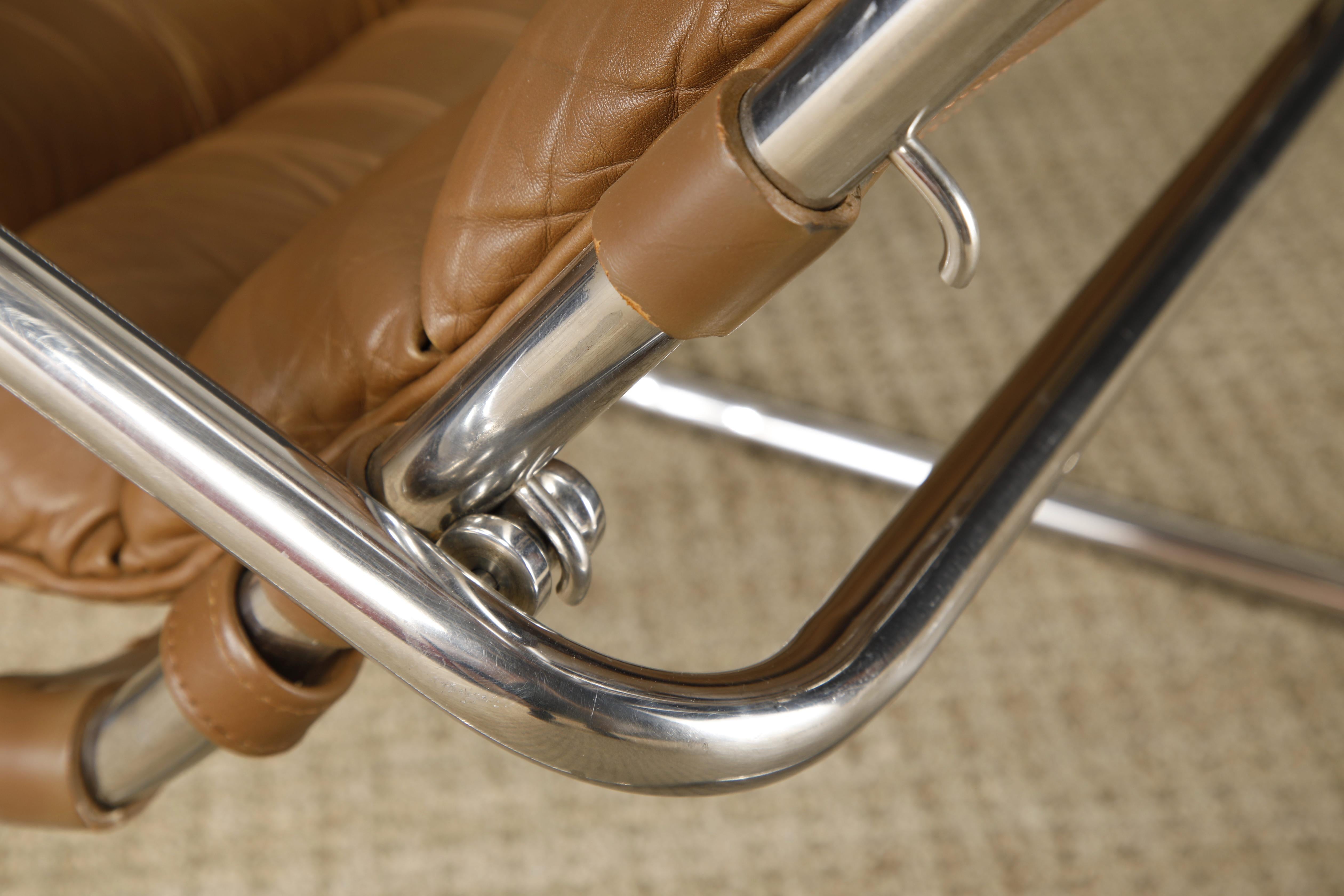MR Adjustable Chaise Lounge by Mies van der Rohe for Knoll Intl, 1970s, Signed 5