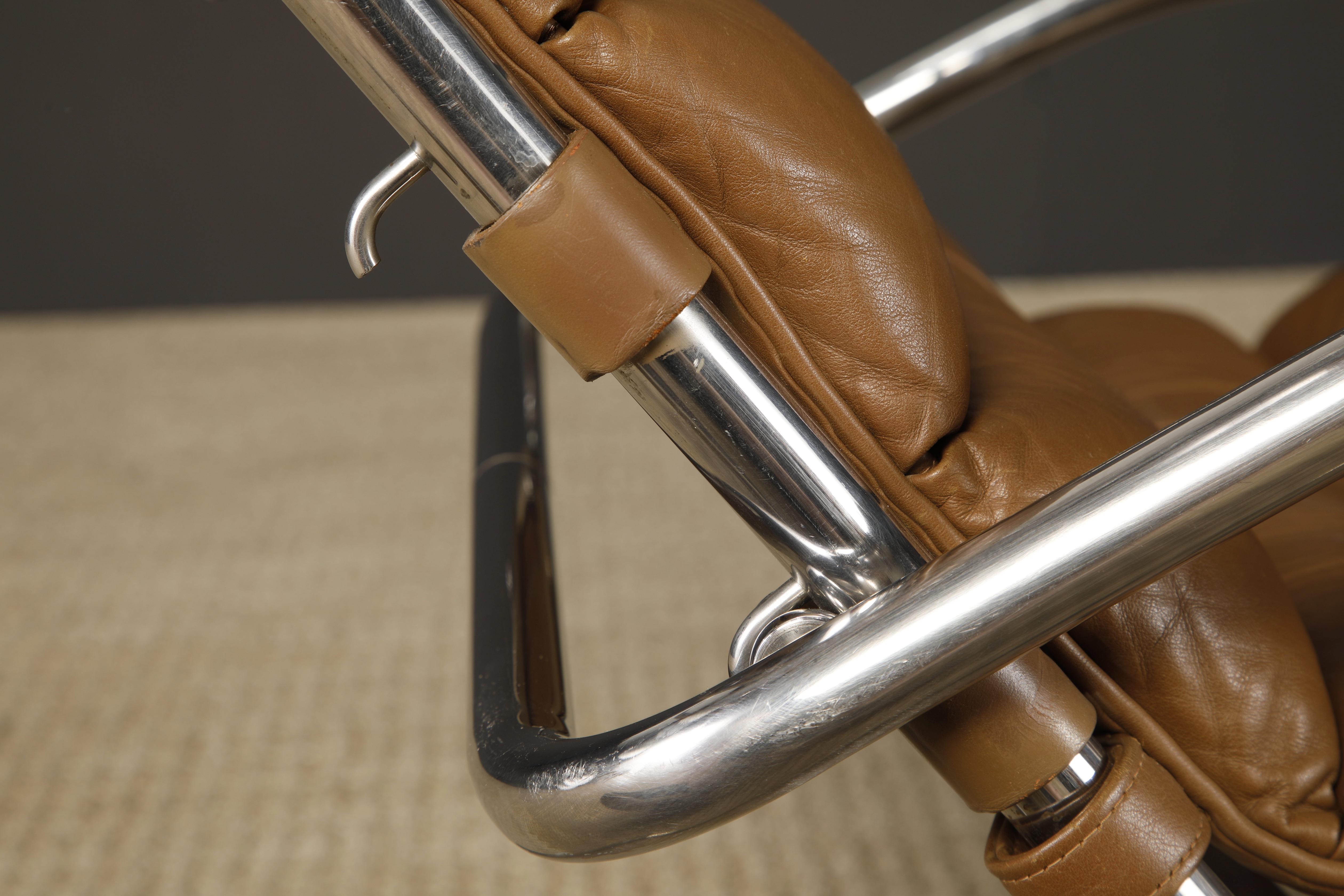 MR Adjustable Chaise Lounge by Mies van der Rohe for Knoll Intl, 1970s, Signed 11