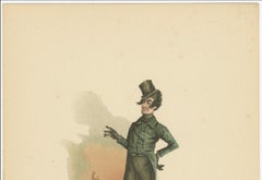 Mr Alfred Jingle from Pickwick Papers – Original Dickens Lithograph, ca.1889