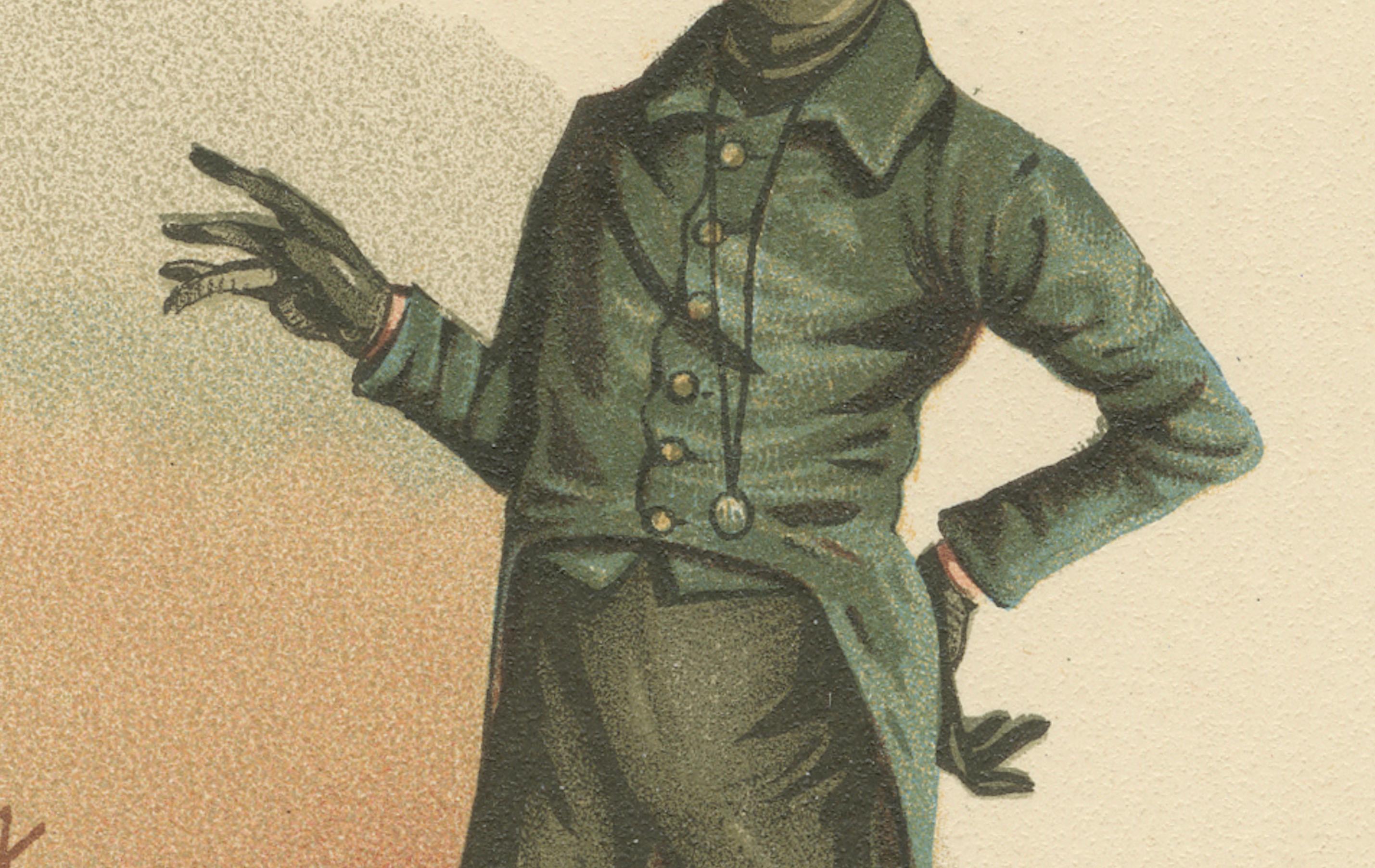 Mr Alfred Jingle aus den Pickwick Papers - Original Dickens Lithographie, ca.1889 (19. Jahrhundert) im Angebot