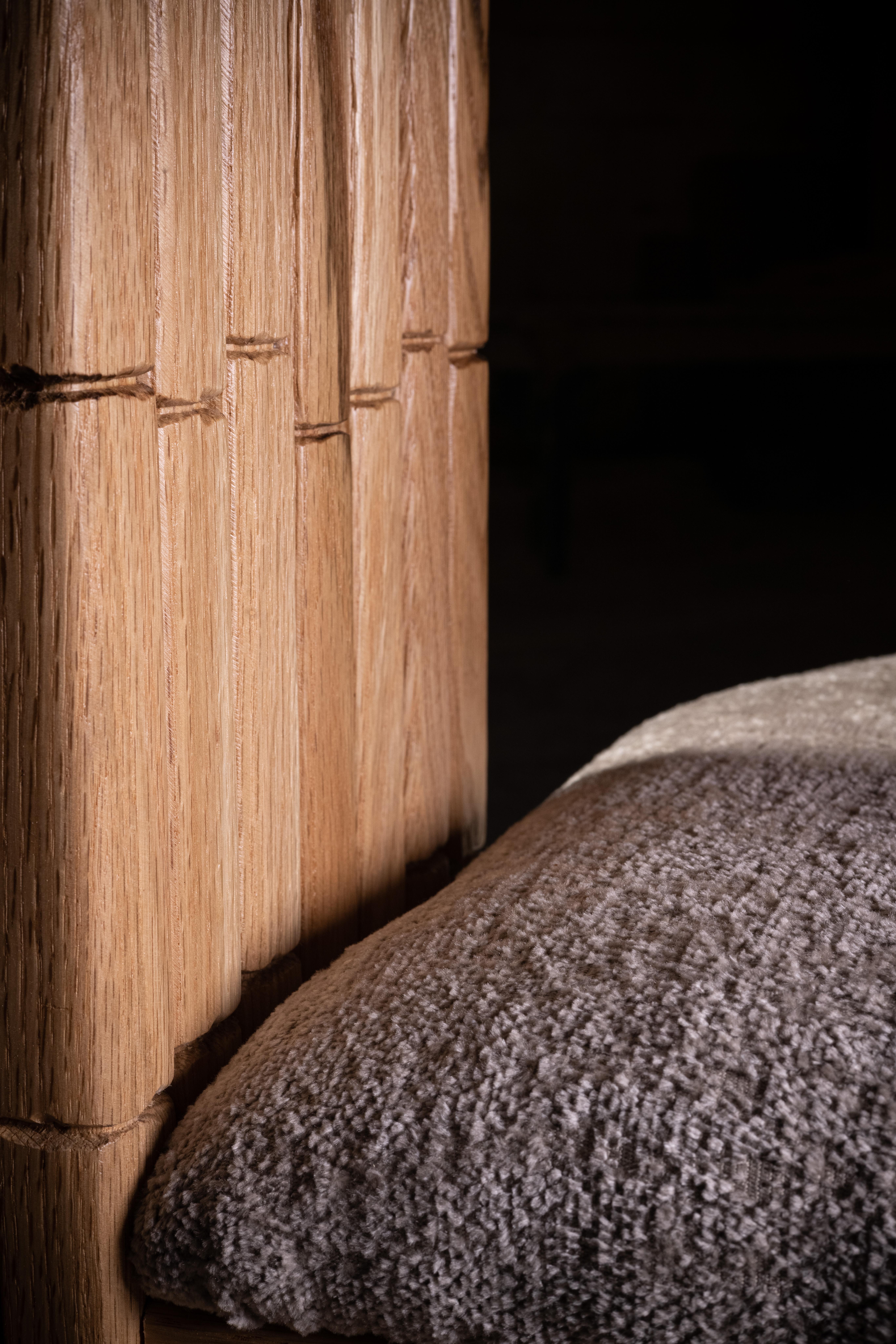 Other Mr. B Armchair in Natural Oak by No Age Studio For Sale