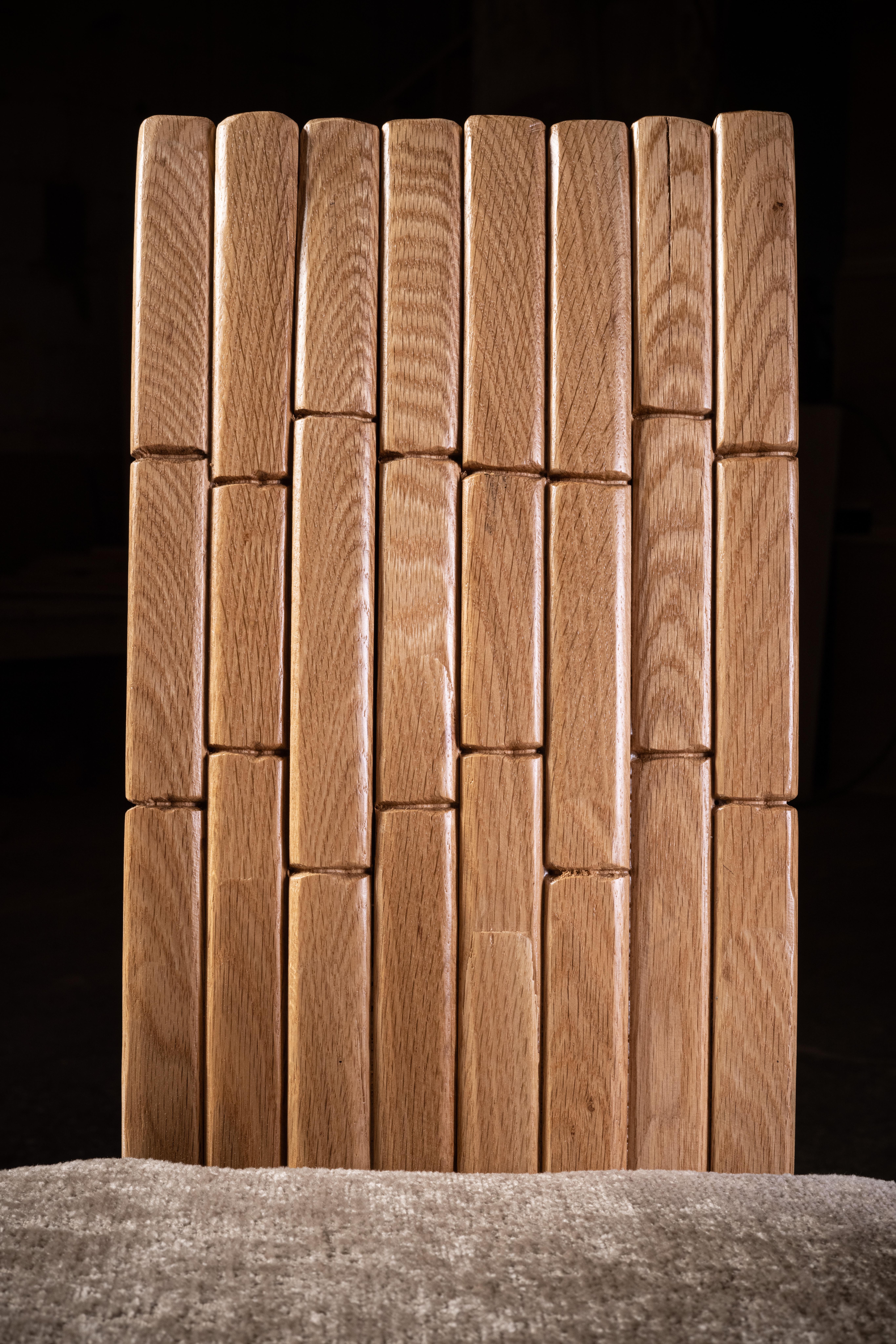 Mr. B Armchair in Natural Oak by No Age Studio In New Condition For Sale In Geneve, CH