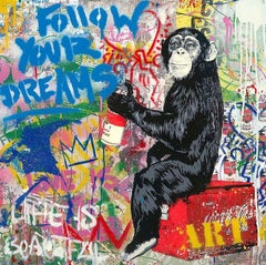 Everyday Life - Mr.Brainwash, Silkscreen and Mixed Media, Street Art