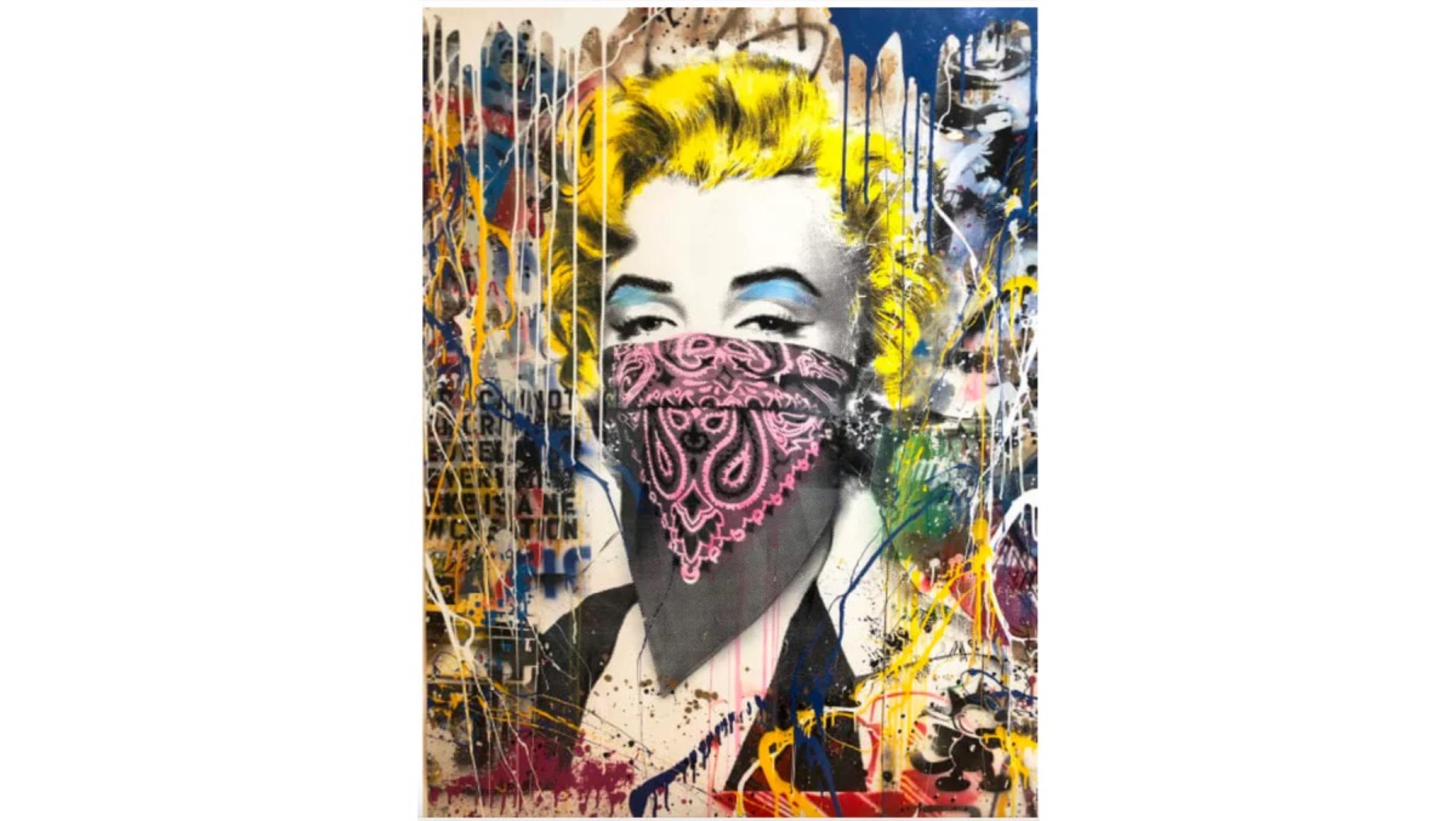 Marilyn Monroe - Mr Brainwash Original Kunst