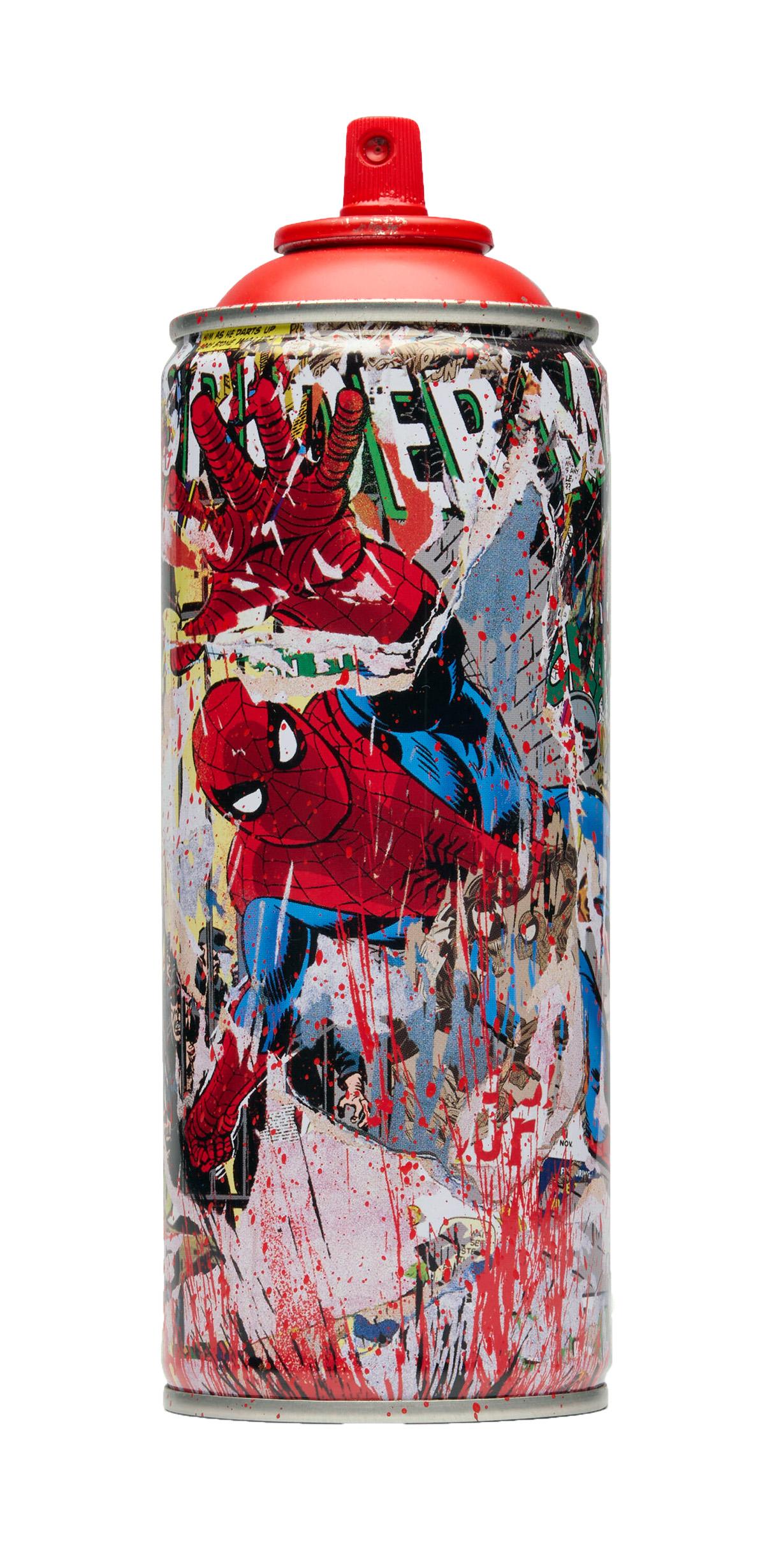 Mr. Brainwash Spiderman Spray Can (Mr. Brainwash Marvel)