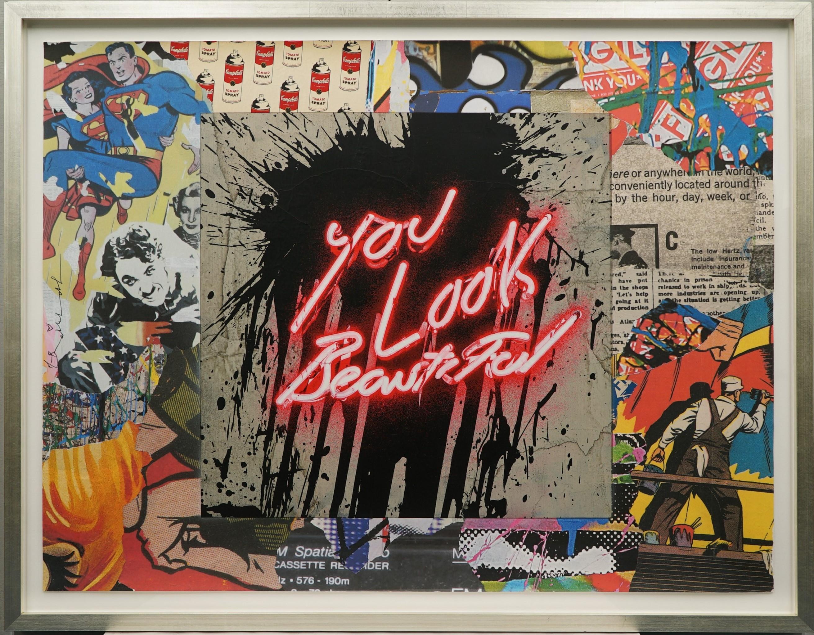 Mr Brainwash

Estás guapísima, 2018

Serigrafía en colores y técnica mixta

Firmado a mano en tinta abajo a la derecha, firmado a mano y fechado en el reverso

Con la inscripción "UNQ20519" y un dibujo (en el reverso)

Numerado 1/1 

Es