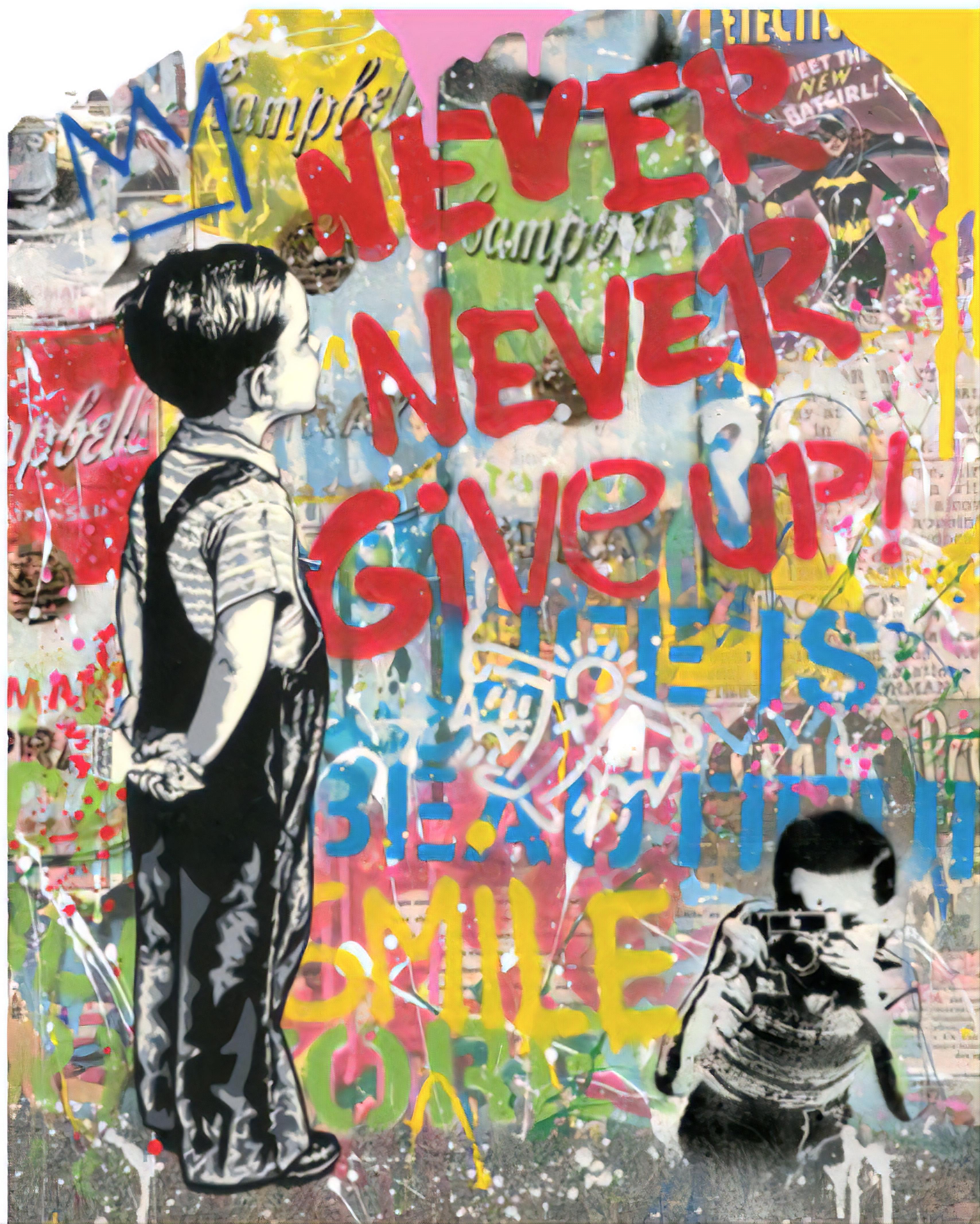 With All My Love - Mixed Media Art by Mr Brainwash
